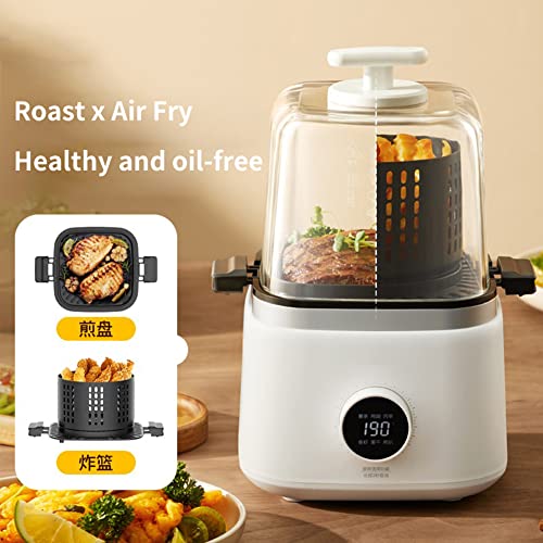AMLILY Air Fryer Ofen 360 ° Backen Elektrische Luft Fritteuse Ohne Öl Multifunktionale Visuelle Luftbratpfanne Panzer… – Bild 3