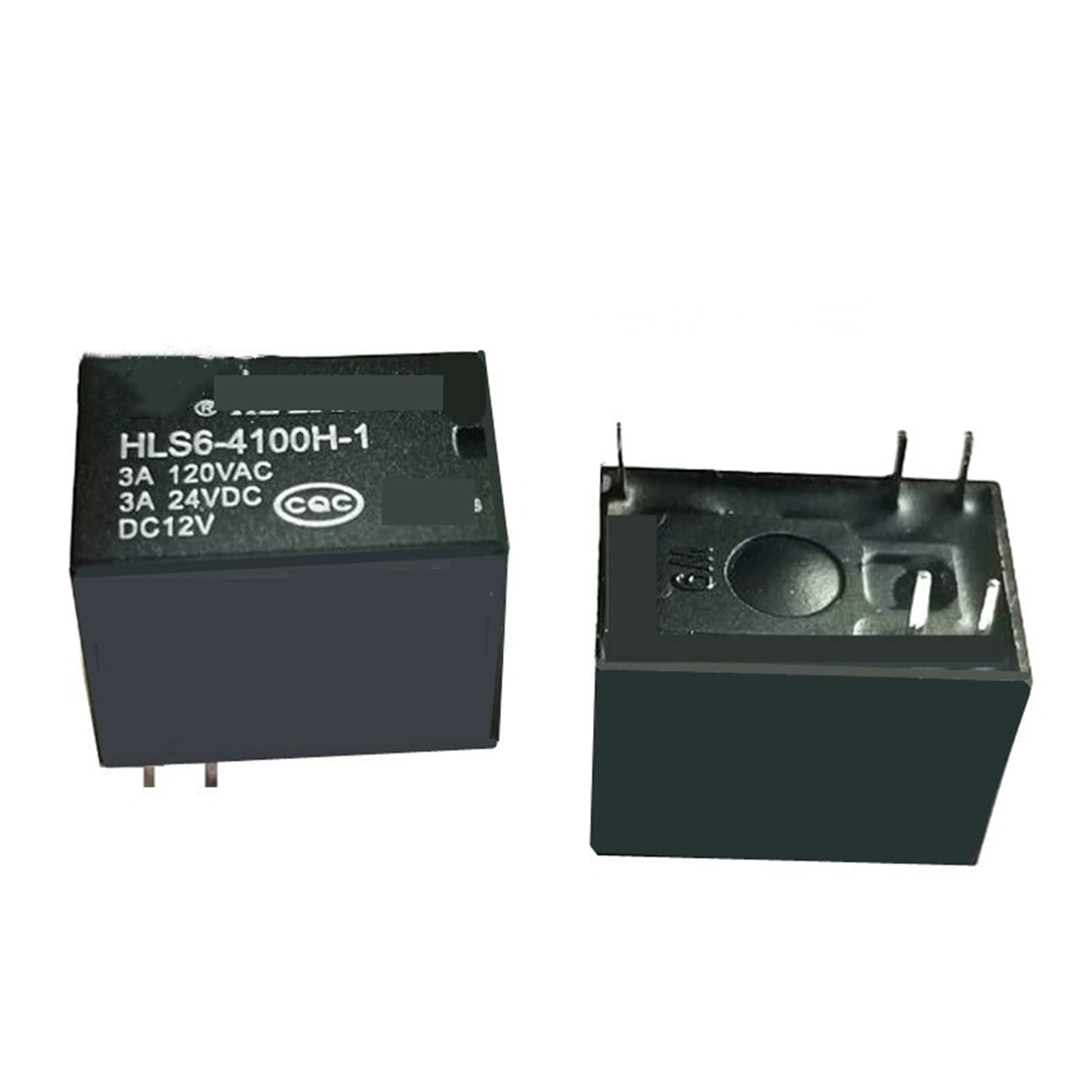 QRUYHBAJU 10Pcs Relay HLS6-4100H-1-12VDC HLS6-4100H-1 12VDC HLS6-4100H-1-24VDC HLS6 4100H 1 24VDC 5PIN 3A 5V(5V)