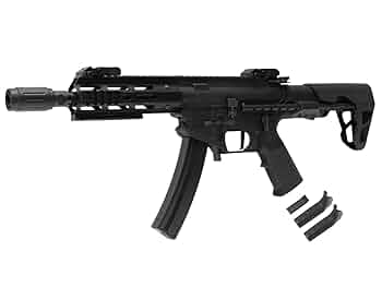 キングアームズ　電動ガン PDW 9mm SBR SD PDW 9mm SBR SD - Black & Red – King Arms Store