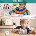GEEKERA Visual Timer for Kids, Countdown Ticking Clock, 60 Minute Quiet Analog Keeper Timer for School Classroom Teaching Meeting Cooking, Time Management Tool for Children and Adults Gifts