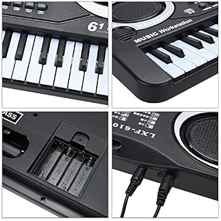 JIREOU 61 clés numériques Clavier électronique Electronic Piano Cadeau Kids Instrument de Musique Clavier Musical Professionnel - Les Beatles, Paul McCartney, John Lennon, RIngo Starr, George Harrison JIREOU 61 clés numériques Clavier électronique Electronic Piano Cadeau Kids Instrument de Musique Clavier Musical Professionnel – Image 4