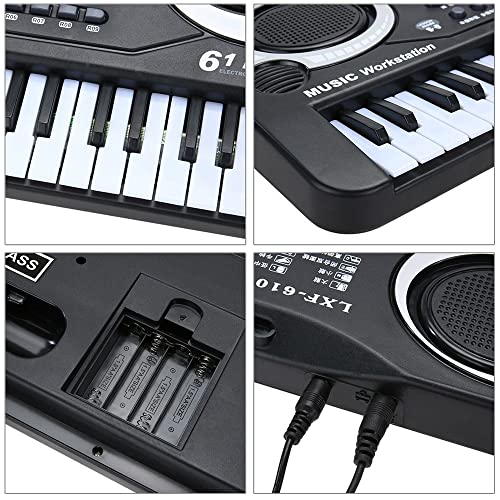 JIREOU 61 clés numériques Clavier électronique Electronic Piano Cadeau Kids Instrument de Musique Clavier Musical Professionnel - Les Beatles, Paul McCartney, John Lennon, RIngo Starr, George Harrison JIREOU 61 clés numériques Clavier électronique Electronic Piano Cadeau Kids Instrument de Musique Clavier Musical Professionnel – Image 5