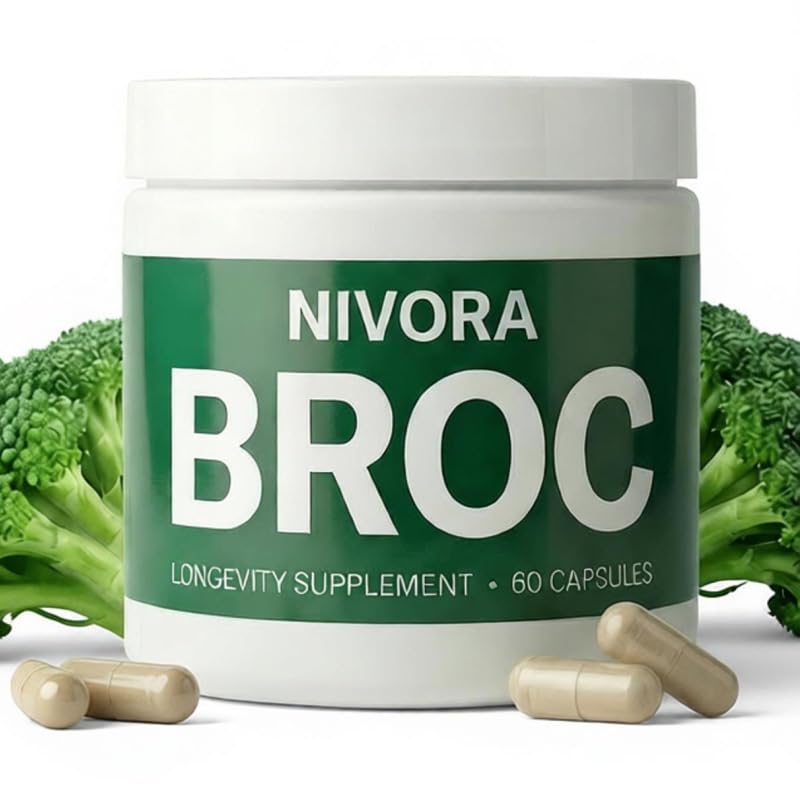 Auivty NIVORA BROC Supplement Broccoli-Based Capsules 60 Count