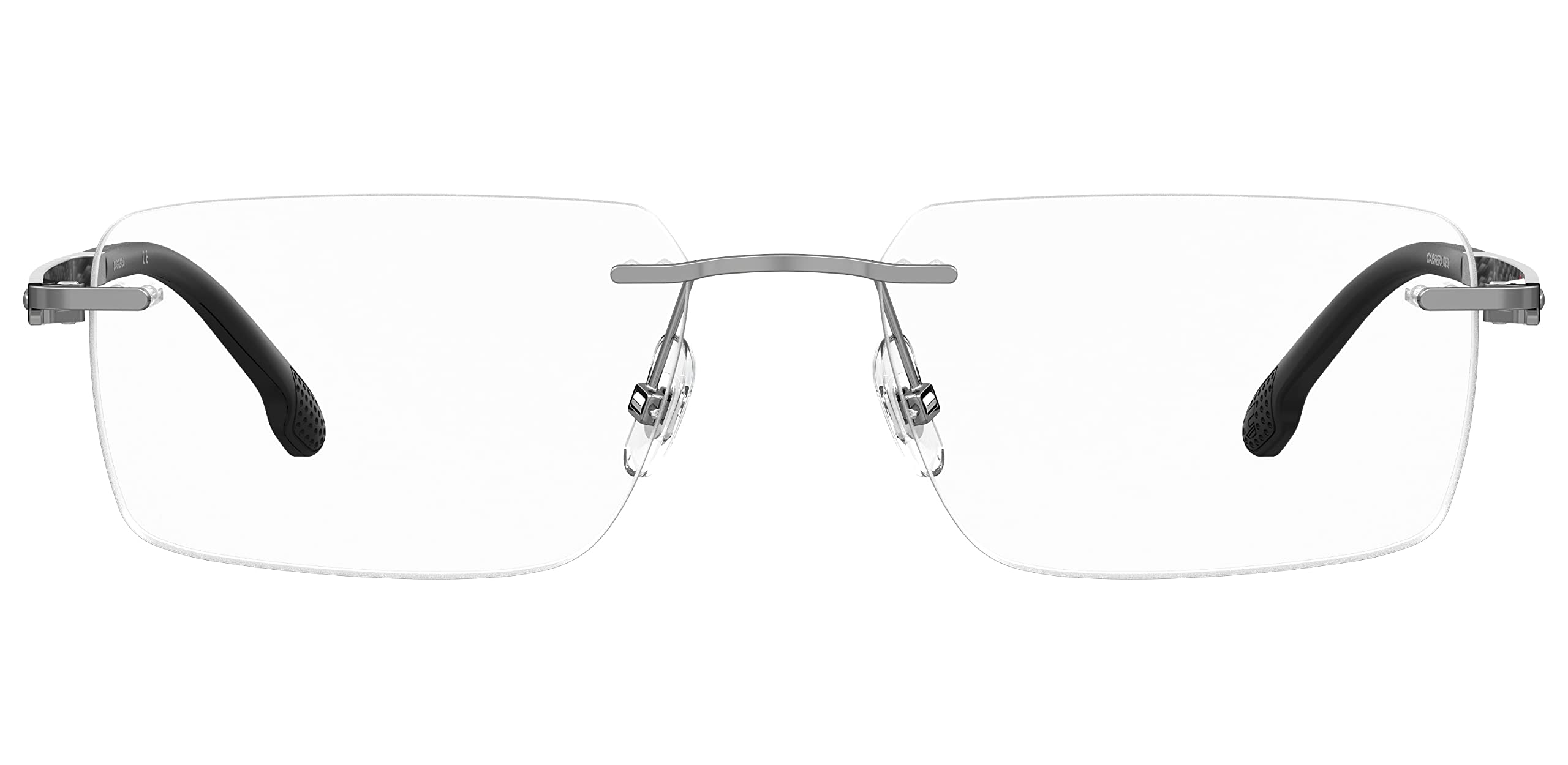 Carrera Brille mit Sehstärke für Herren optional mit Sonnenbrillentönung oder Blaulichtfilter, Rechteckig, gefertigt aus Metall & Kunststoff (inklusive Brillenetui)