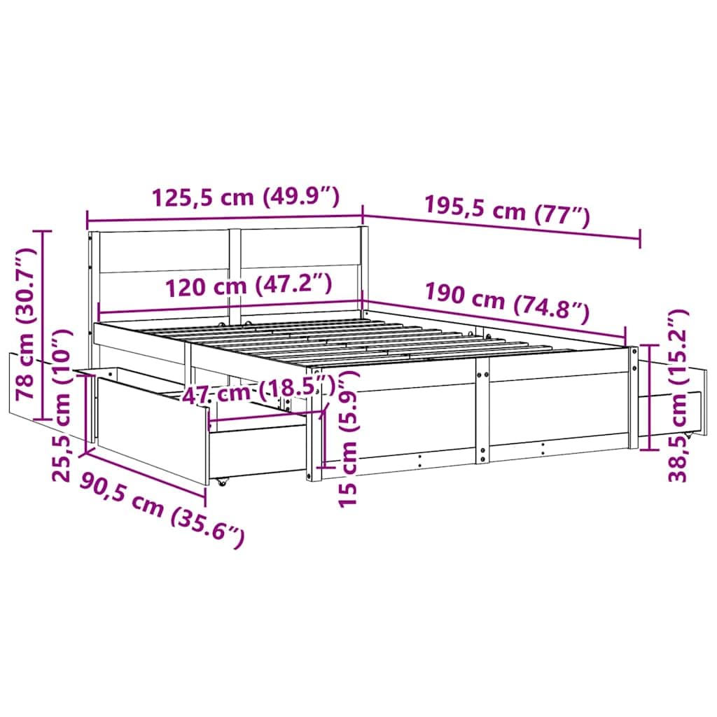 Maison Exclusive Cadre de lit métal sans matelas et tête de lit blanc 120x190 cm | Leroy Merlin Maison Exclusive Cadre de lit métal sans matelas et tête de lit blanc 120x190 cm | Leroy Merlin