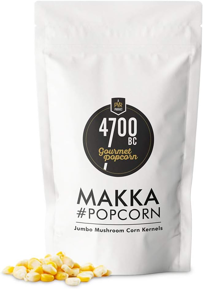 4700BC Popcorn Makka, Jumbo Mushroom Corn Kernels, Pouch, 475 Gm