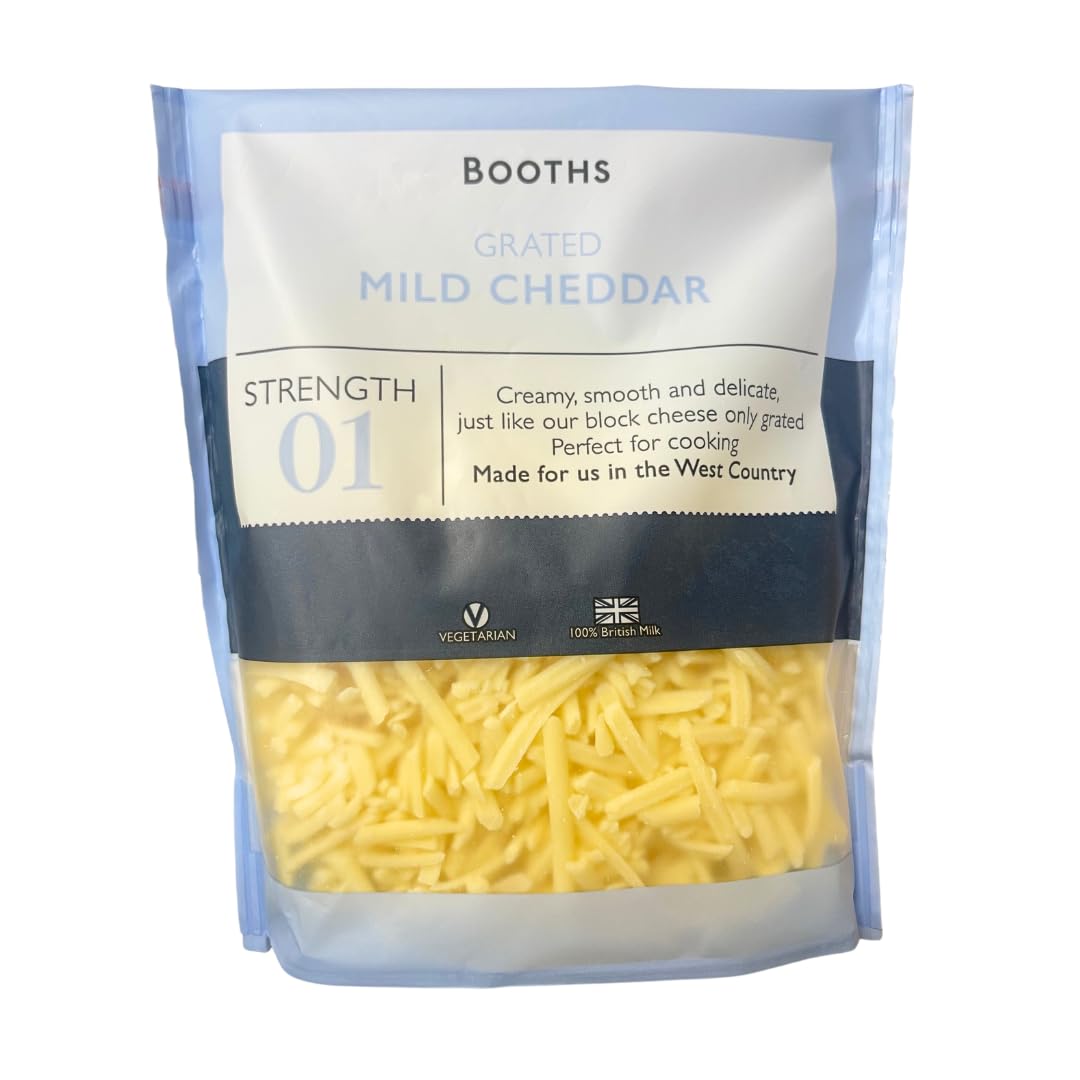 Grated Mild Cheddar Cheese, 250g