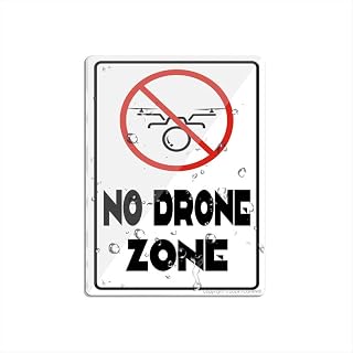 Sign For Door Acrylic Plastic No Drone Zone Federal Aviation Administration Restrictions Alert Warning Notice Sign For Office Restaurants Hotels Supermarket Supplies 6 By 8 Inch