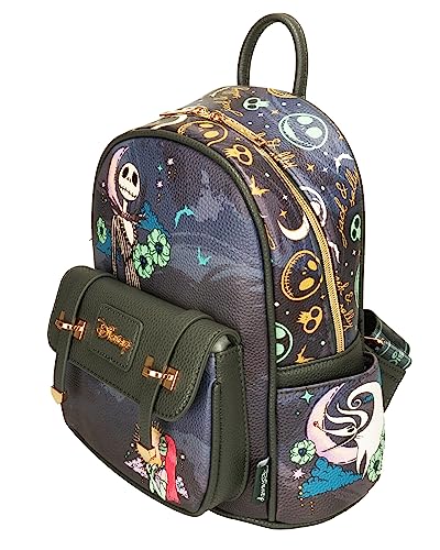 Wondapop Nightmare Before Christmas 11" Vegan Leather Fashion Mini Backpack3