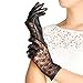 WARMEN Women's Gothic Medival Lolita Bridal Lace Evening Party Costume Dance Nappa Leather Unlined Driving Gloves