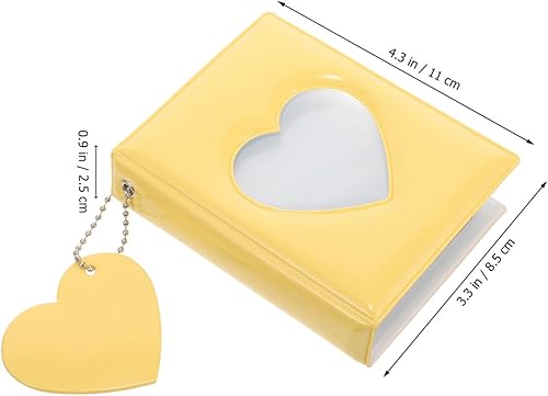 Miniatura 6 de Cabilock Kpop - Carpeta para tarjetas fotográficas de 4 pulgadas, mini carpeta de tarjetas Kpop, álbum hueco, carpeta de tarjetas de corazón, lindo