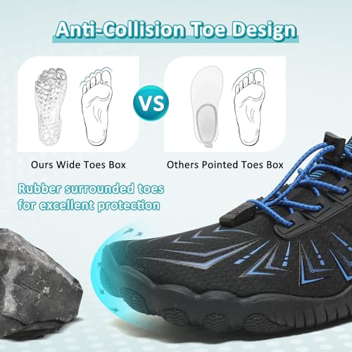 Image of ziitop Water Shoes for Men Women Beach Barefoot Swim Rock Climbing Pool Shoes Socks, Anti-Slip Breathable Quick Dry Lightweight Slip-on, Outdoor Sport Hiking Walking Boating Fishing Diving Surfing