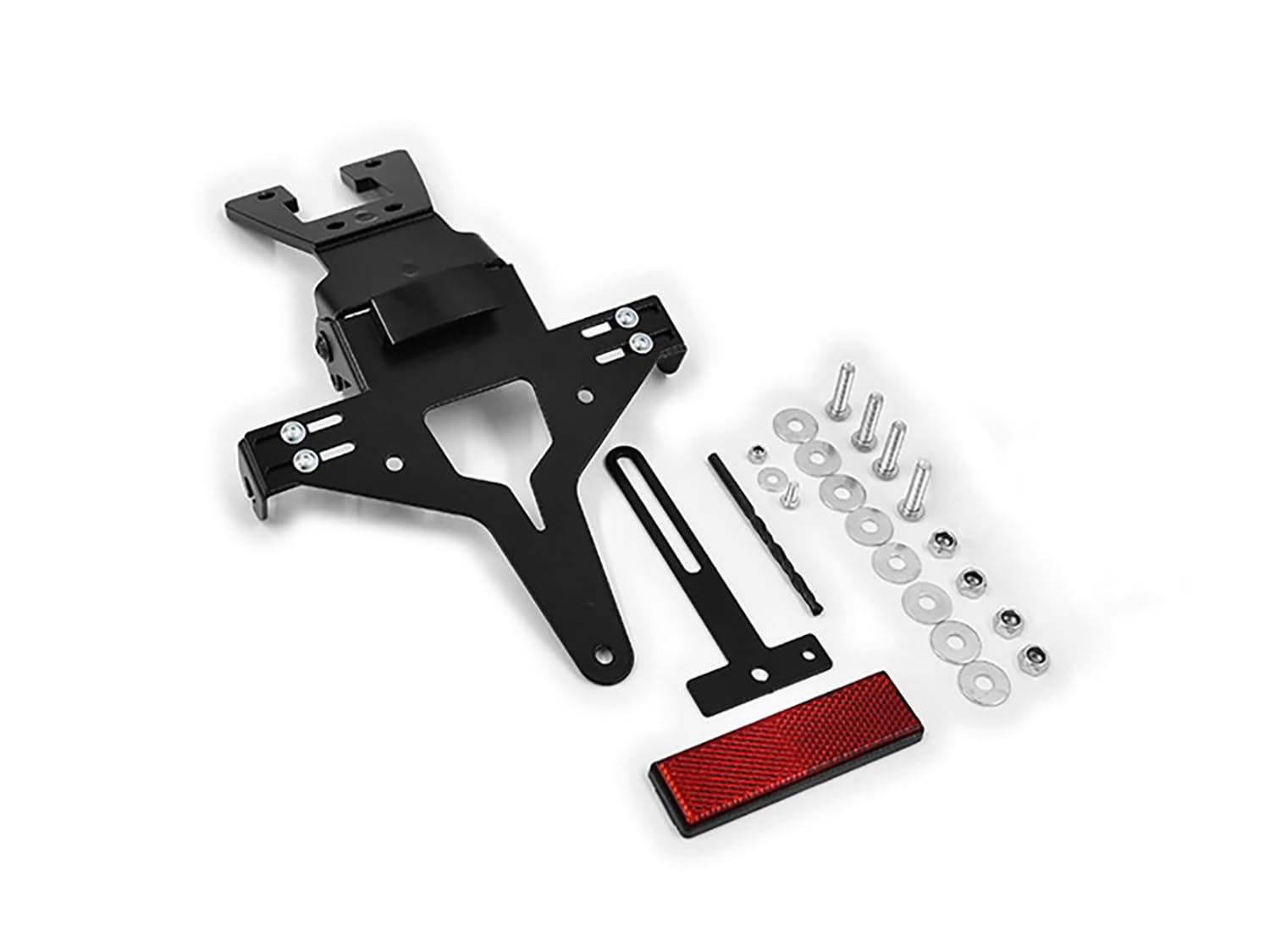 Honda CB 1000 R Bj 2008 – 17 soportes para matrícula Matrícula Soporte de matrícula/placa de sujeción (Incluye NUMBERPLATE y reflector) – Ibex
