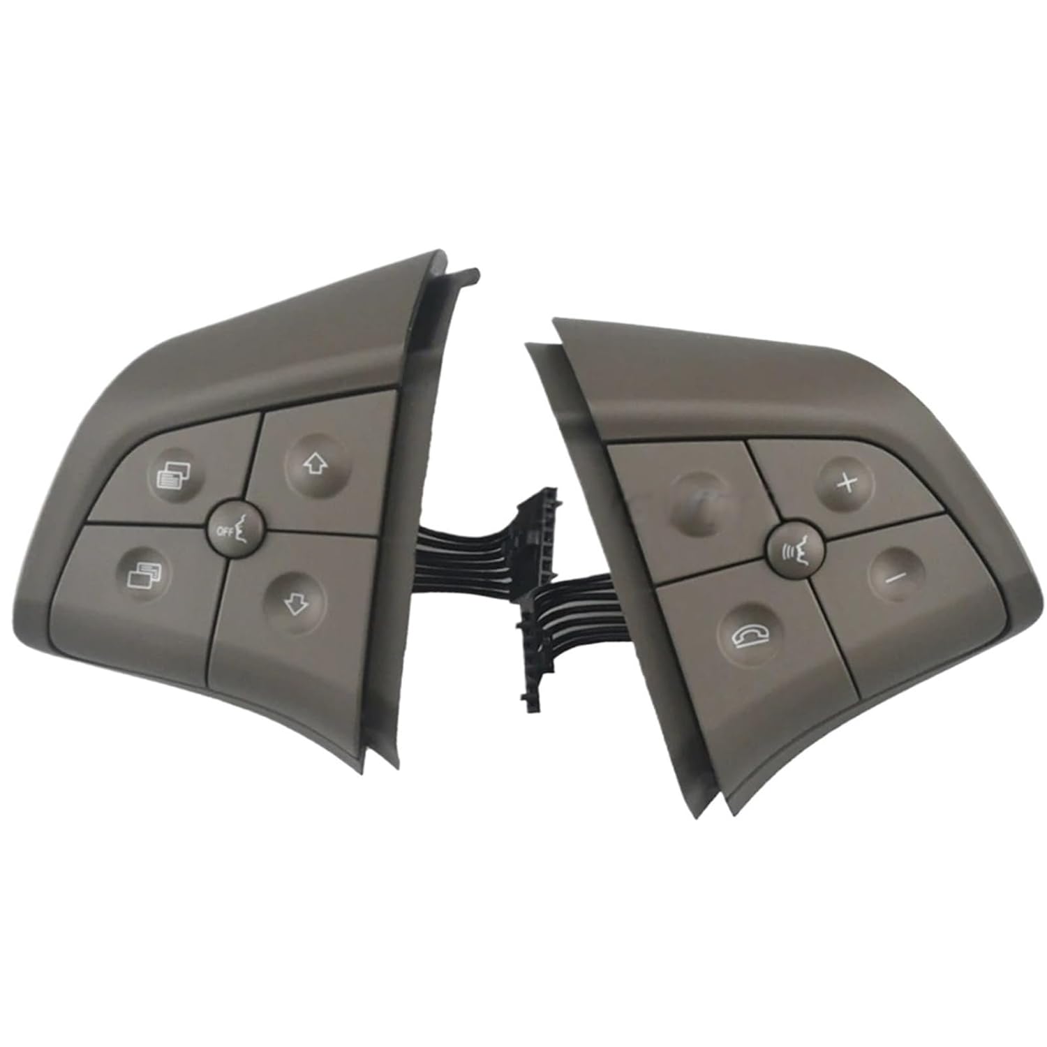 Steering Wheel Audio Control Switches Button Compatible with Benz W164 W245 W251 ML GL 300 350 400 450 2006-2009(Black)