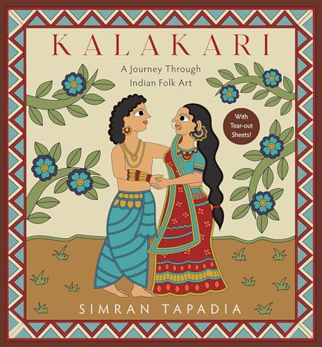 Image of Kalakari: A Journey Through Indian Folk Art (Mindful Adult Colouring Book)