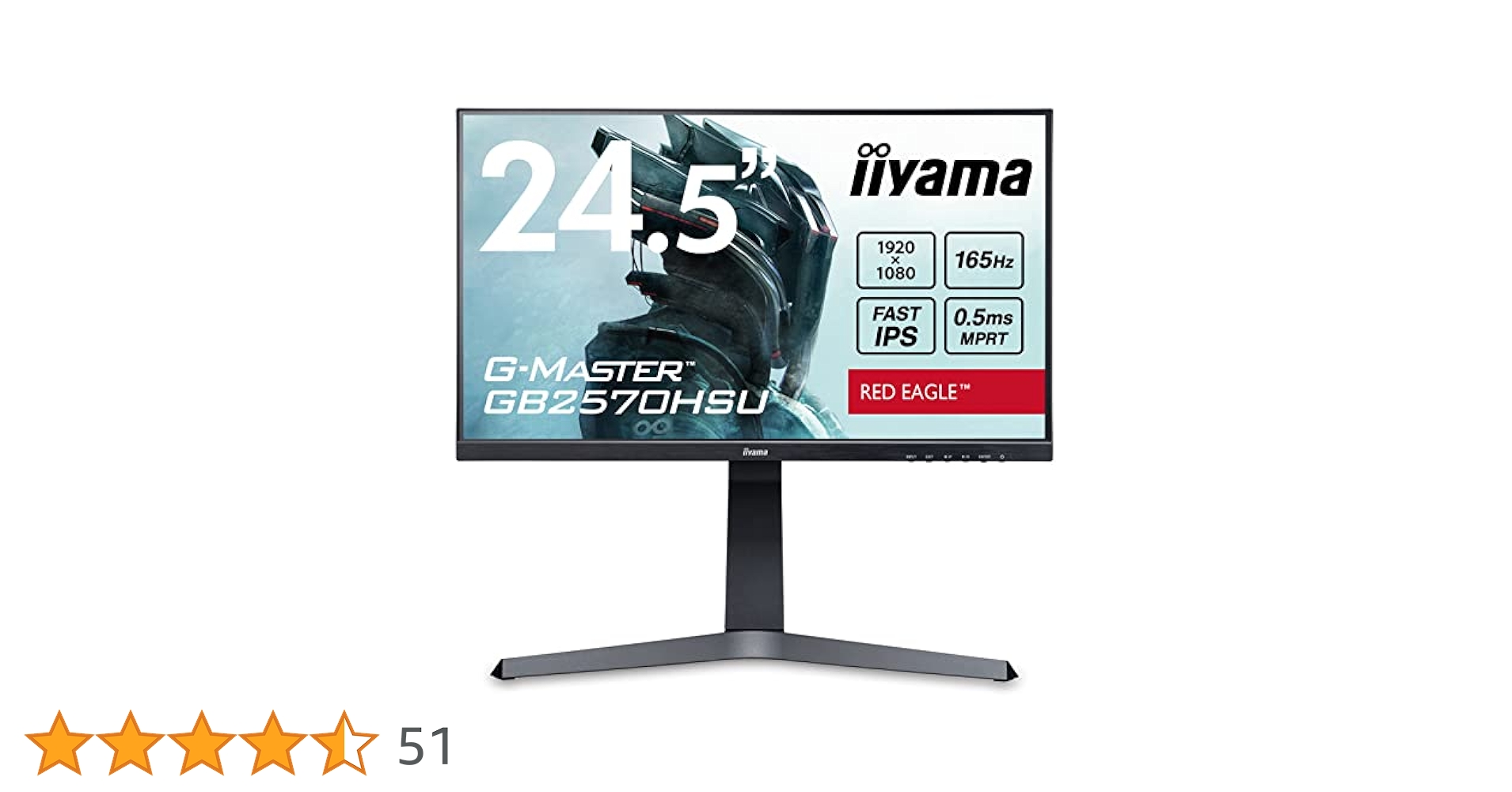 iiyama ゲーミングモニター 24.5型 1ms GB2560HSU-B2 iiyama GB2560HSU-B2 G-MASTER - 製品詳細 | パソコンSHOPアーク