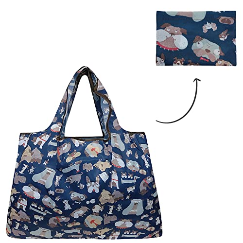 Image of allydrew Large Foldable Tote Nylon Reusable Grocery Bag