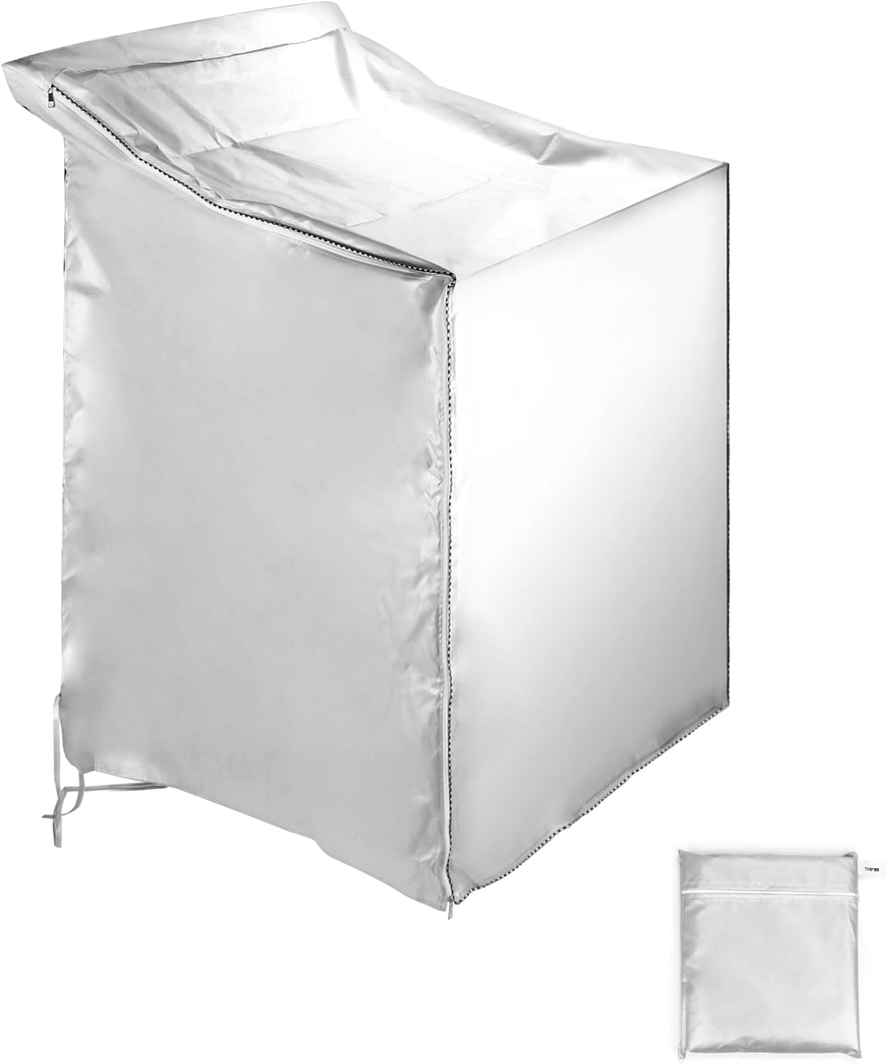 Product image of QWORK Washer and Dryer Covers, Heavy Duty Waterproof Washing Machine Cover for Most Top Load or Front Load Machine, Dustproof, All Weather Protection, 29" W x 28" D x 43" H