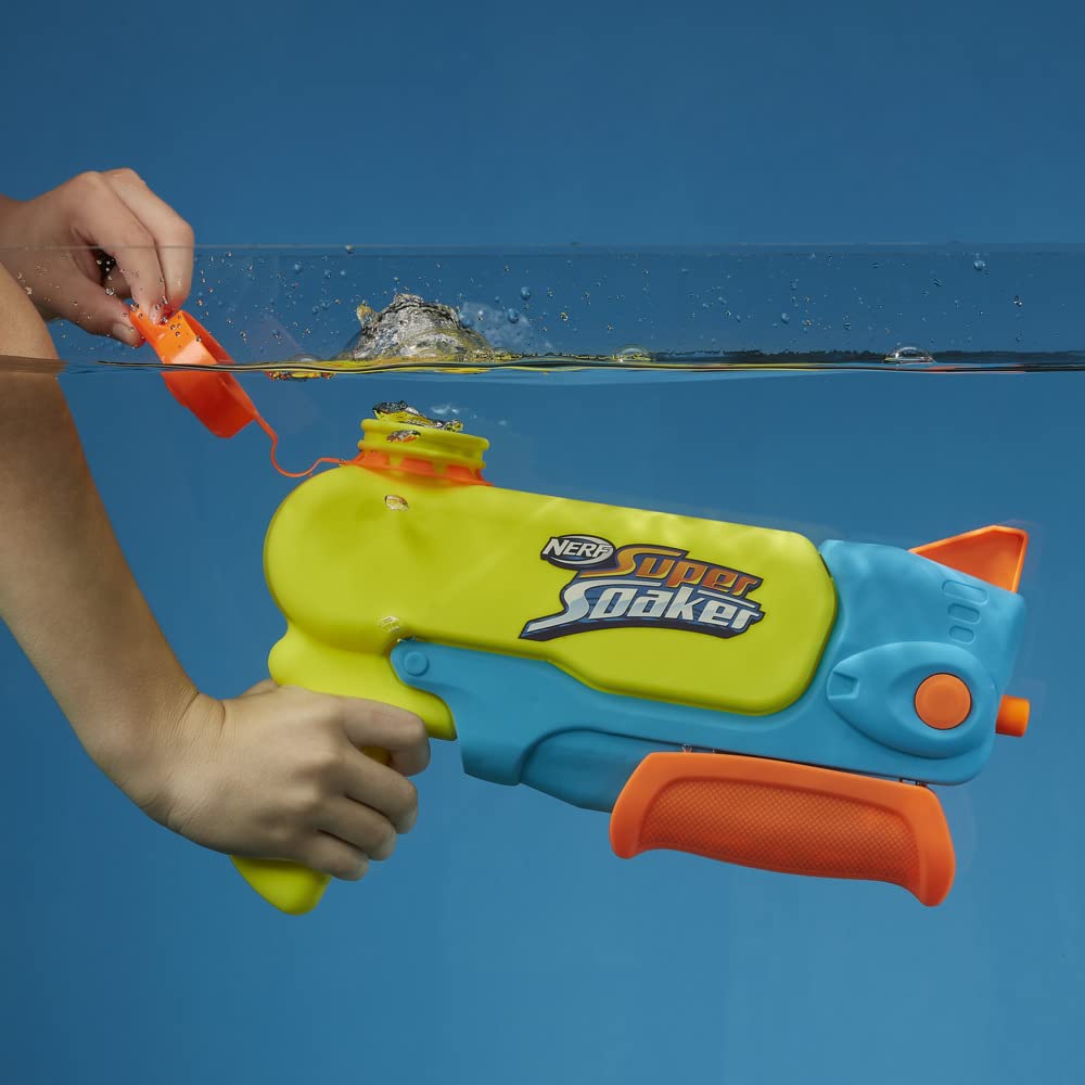 Hasbro Nerf Super Soaker Wave Spray, Blaster Giocattolo ad Acqua con Beccuccio Mobile, per Bambini e Bambine dai 6 Anni in Su, Serbatoio da 887 ml Facile da Riempire, Multicolore (Confezione da 2)