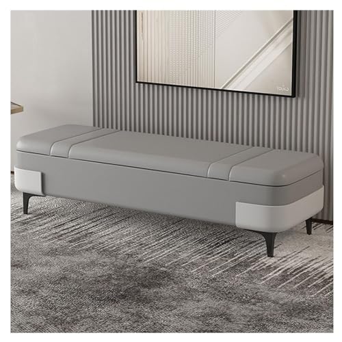 Repose-Pieds en Cuir QHQQXN et Banc de Rangement pour Salon