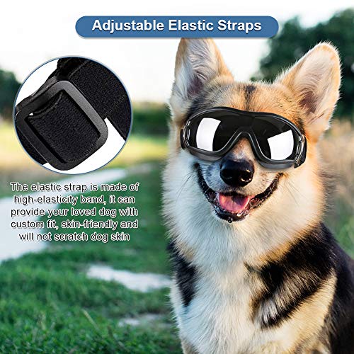 Yosoo Health Gear Dog Sunglasses, Stylish UV Protection Pet Goggles with Lightweight Frame, Pet Glasses Eye Wear… - Image 4