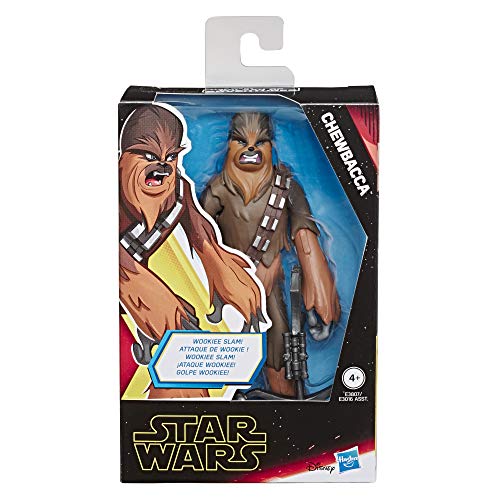 Star Wars Galaxy Of Adventures The Rise Of Skywalker Chewbacca 5"-Scale Action Figure Toy With Fun Action Move #TOP1