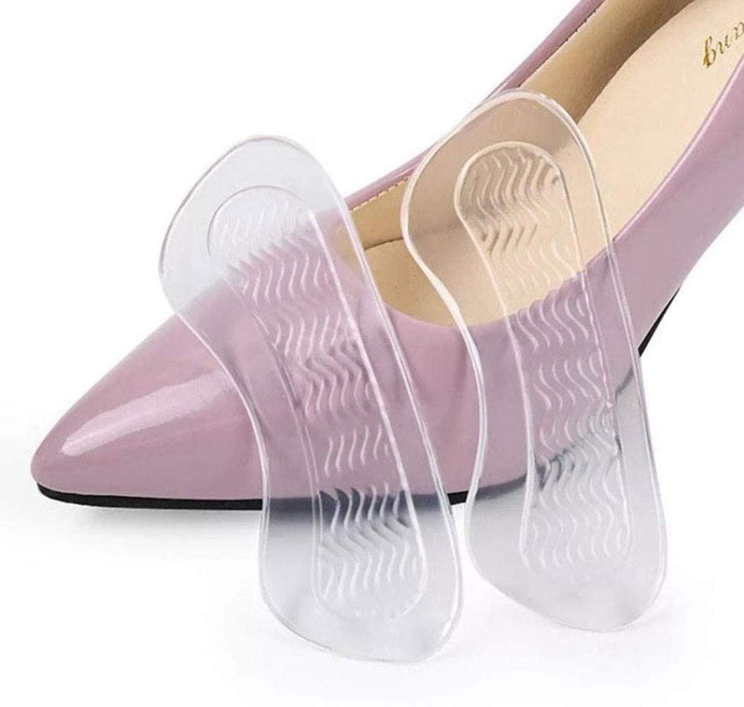 Pedimend Shoe Pads - 2 Pairs | Gel High Heel Shoe Cushion Insole Inserts | Heel Grips Back Liner Shoe | Silicone Soft Insert Heel Liner Grips | High Heel Comfort Anti-Slip Feet Care Accessories