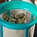 Finum Goldton Reusable Stainless Steel Coffee and Tea Infusing Mesh Brewing Basket and Filters, Set of 2 Medium Sized Filters, Blue and Green