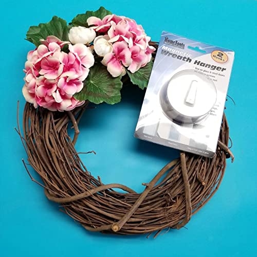 F-901 Magnetic Plastic Wreath Hanger - 2-1/2" Diameter - Holds up to 8 lbs.