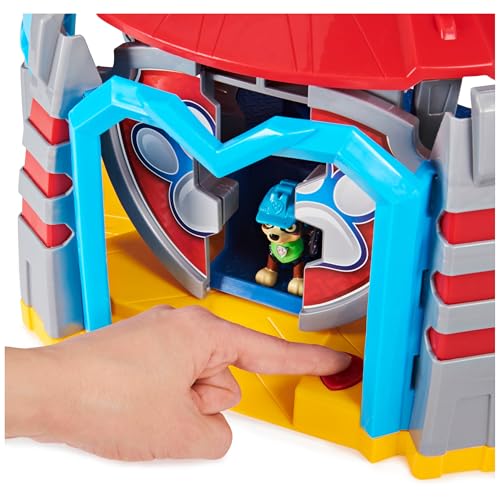 Paw Patrol LA Pat' Patrouille – PLAYSET Quartier General Pat' Patrouille – Univers Jouet avec Effets Sonores Dino Rescue avec Figurines Dinosaure et Rex – 6059295 Jouet Enfant 3 Ans et +