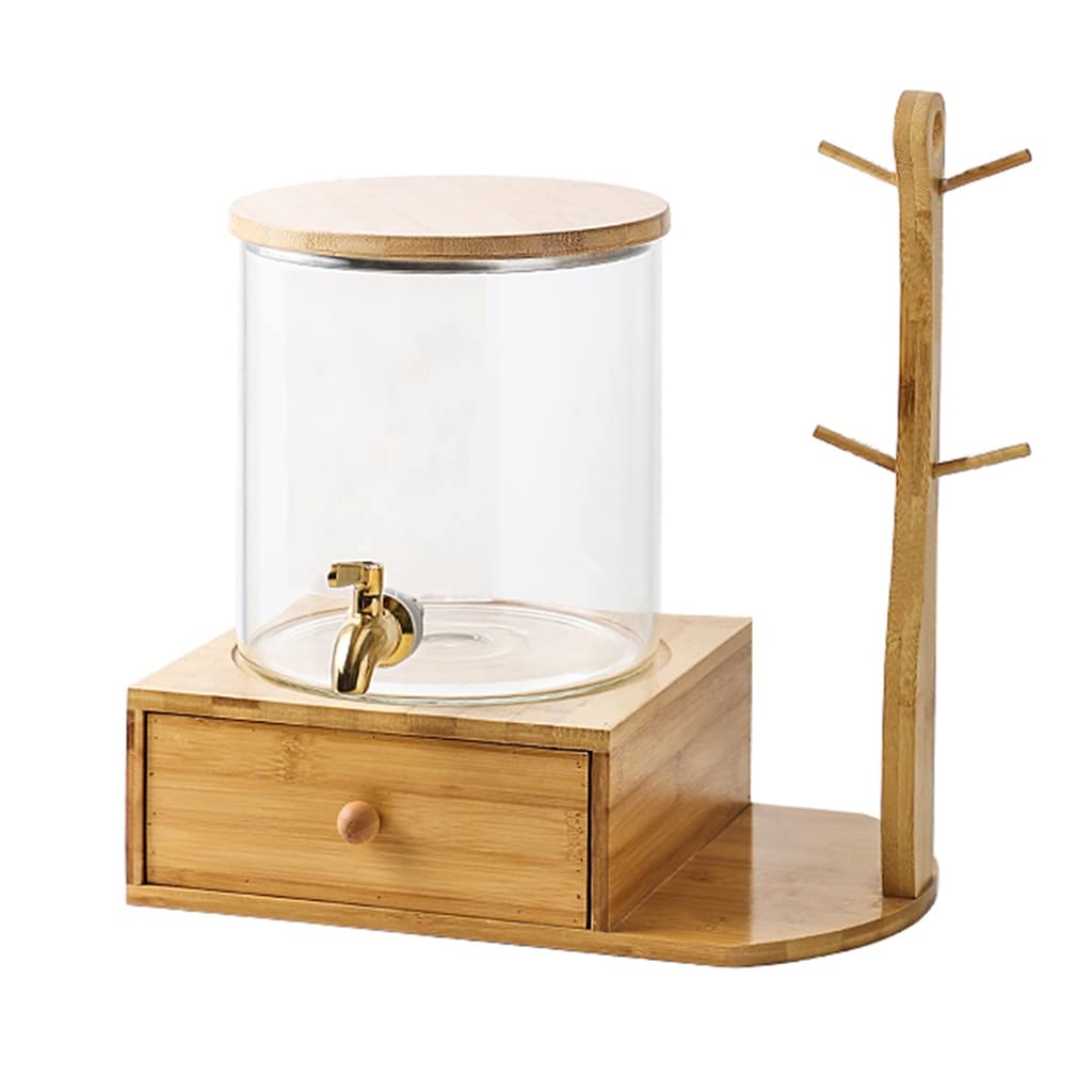 Cool kettle en verre haute température pot à boisson froide avec robinet