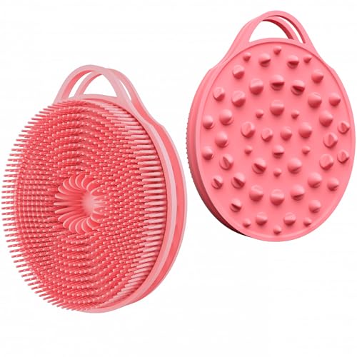 2 in 1 Silicone Body Scrubber, Anti Cellulite Massage...