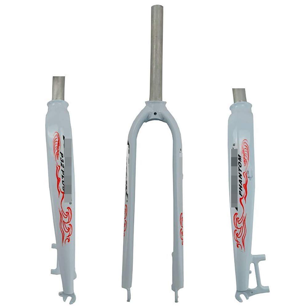 AZQOHMIS Bicycle fork,Mountain Bike Front Fork Bicycle Front Fork 26 Inch/27.5 Inch/29 Inch 700C Road Mountain Bike Front Fork Pure Discbrake Aluminum Alloy Front Fork Oil Cast Shaped Hard Fork