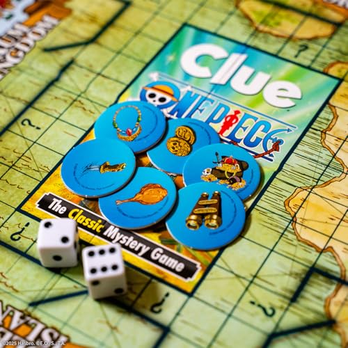 CLUE: juego de mesa One Piece - tesoro pirata miniatura 6