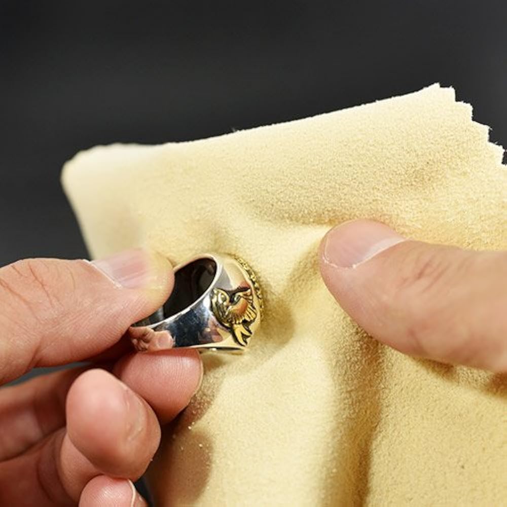 HARP（ハープ）謹製の高級セーム革 200mm.×200mm.(変形)