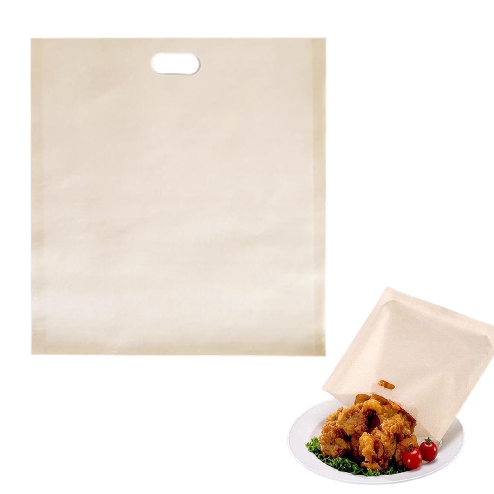 Grilled Cheese Bags - Non-Stick Washable Toast Bag - Food Storage Bag for Vegetable, Garlic Toasts, Oven, Microwave, or a Grill