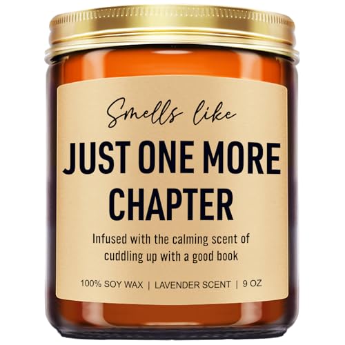 Younift Funny Scented Candle for Book Lovers (9 oz)