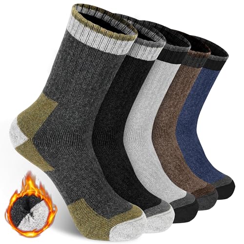 Wool Socks Mens Extra Thick Winter Warm Merino Thermal Socks for