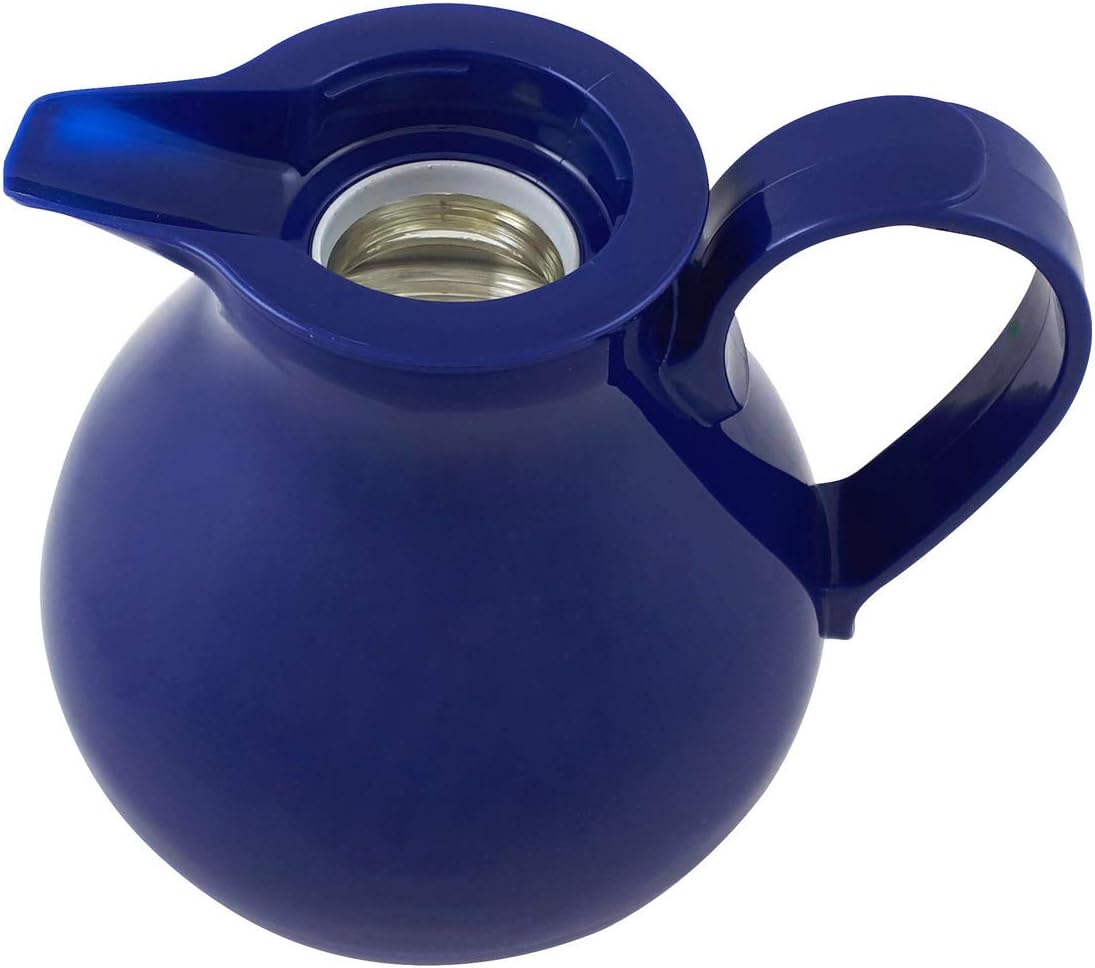 Helios Nostalgie Vacuum Jug Blue 1 Litre, 30 x 30 x 22.5 cm