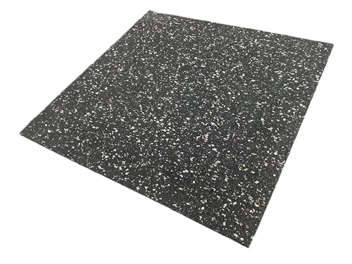 WiCo® noisO Pad Antivibrationsmatte – 6 mm – 60x60 cm – für Waschmaschine, Lautsprecher & Subwoofer