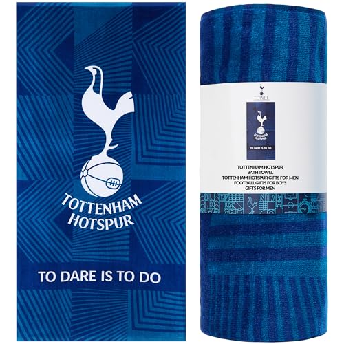 Tottenham Hotspur F.C. Ręcznik dla mężczyzn kobiet nastolatków chłopców 100% bawełna piłka nożna herb szybkoschnący plażowy ręcznik kąpielowy pływanie siłownia wakacje prysznic kąpiel kibiców sprzęt