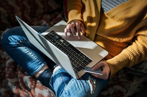 Image of Samsung T7 Touch 500GB Up to 1,050MB /s USB 3.2 Gen 2 (10Gbps, Type-C) External Solid State Drive (Portable SSD) Black (MU-PC500K)