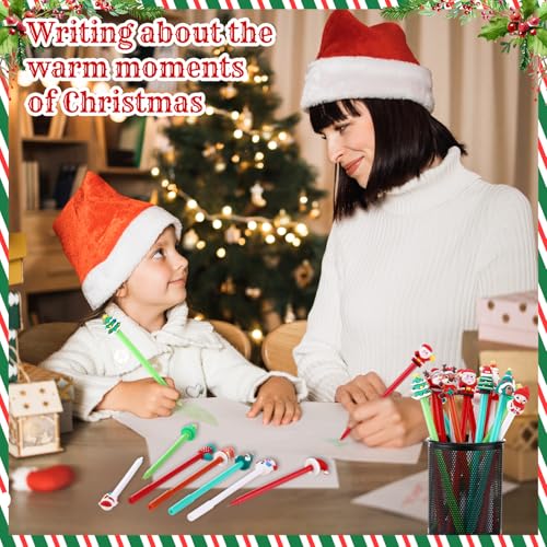 Fainne 200 bolígrafos de tinta gel Navidad miniatura 6