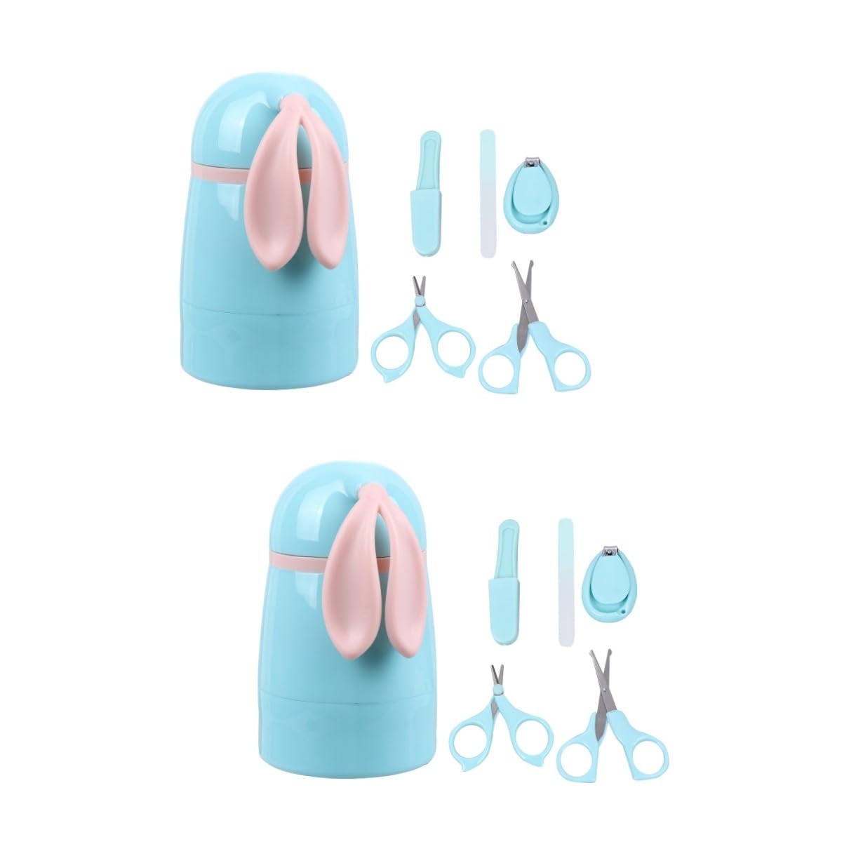 Toyvian 10pezzi Forbicinper Unghiper Ragazzo Ragazza Blu Sicuro e Leggero Include Forbici Tronchesina Per Manicure Utensili Per La Cura Del Ragazzo Ragazza