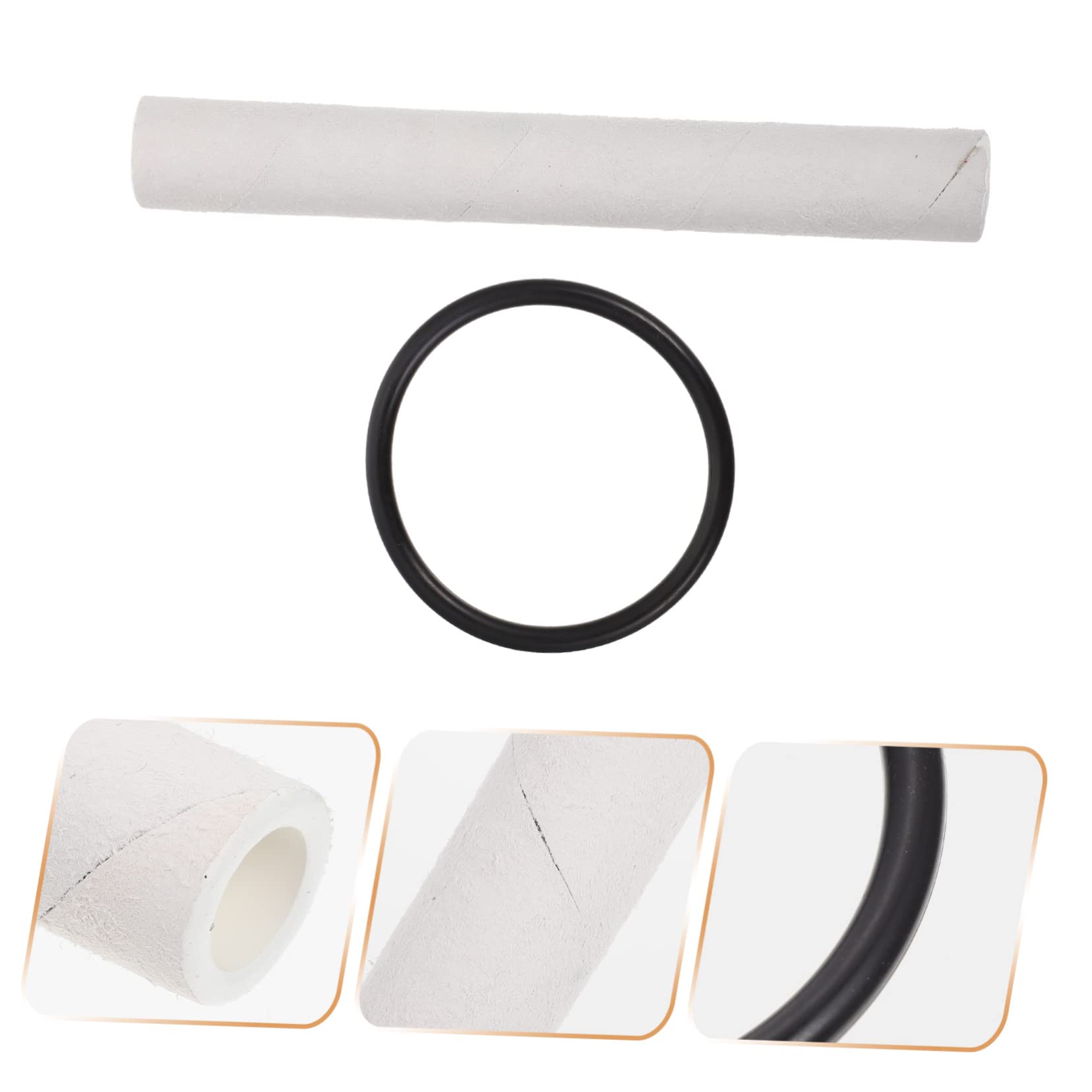 VANZACK 1 Set Sheepskin Rod Singing Bowl Stick with Ring Meditation Sound Mallet for Deep Relaxation Portable and Durable Design for Relief and Mindfulness Practices