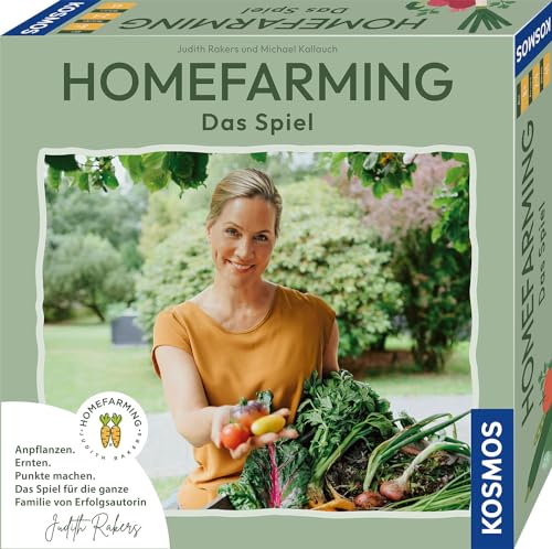 KOSMOS 683450 Homefarming - Das Spiel mit Judith Rakers, Brettspiel für die ganze Familie und Kinder ab 8 Jahren, Geschenk, Familienspiel für 2-4 Personen, Gesellschaftsspiel