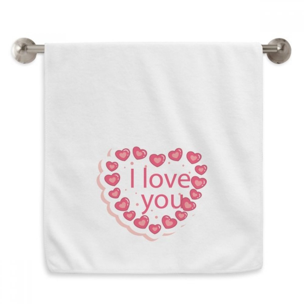 Serviettes douces Valentine's Day Rose Coeur le cadeau romantique idéal pour elle et lui