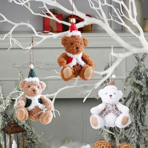 Klein Bär Figuren Weihnachtsdeko Anhänger, Weihnachtsbaumschmuck...