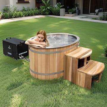 cedar cold plunge tub