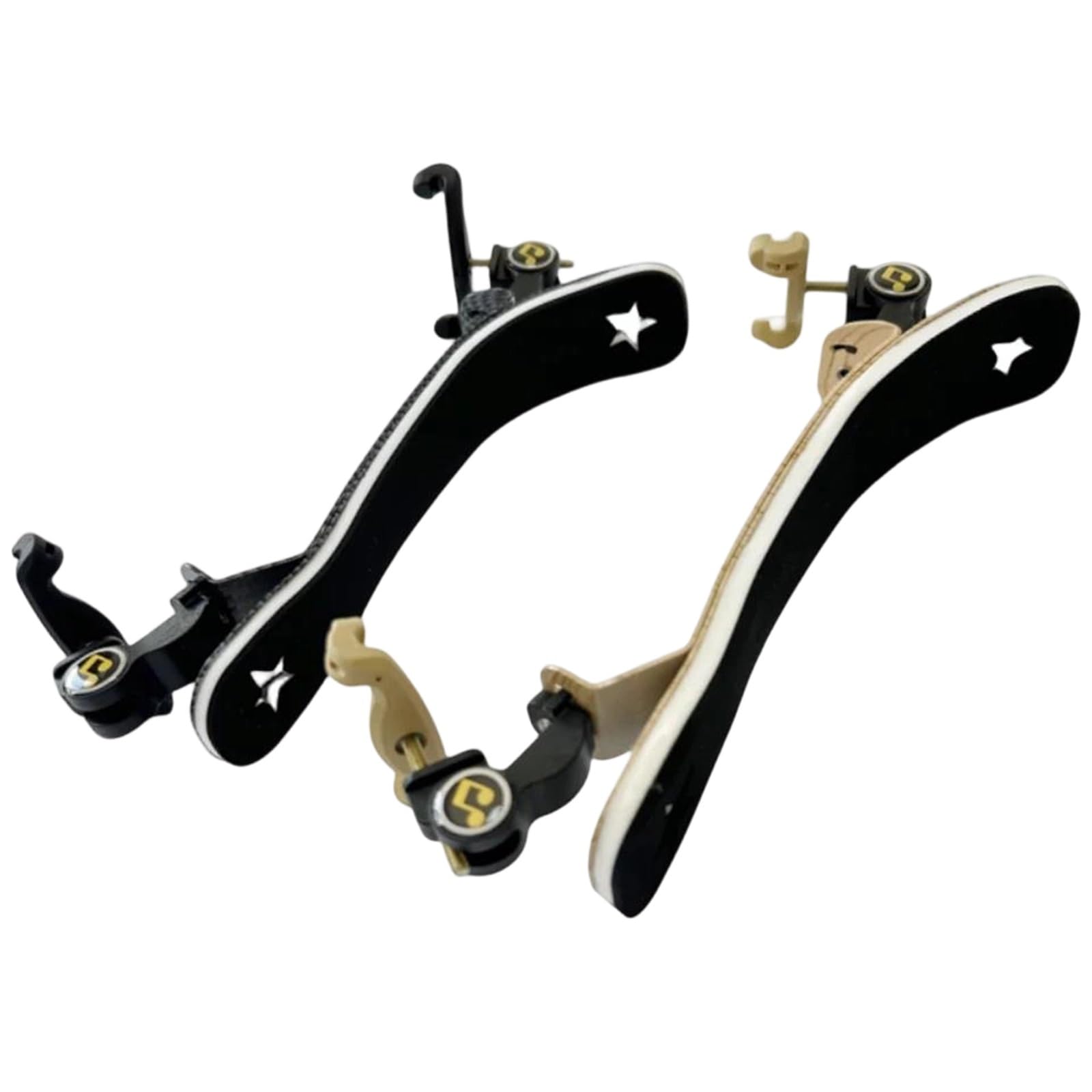 4/4 Poggiaspalla per violino 1/2 3/4 Parti accessorie per cuscinetti per artigli in gel di silice durevoli professionali parti di violino | Poggiaspalla per violino(1-2Black)